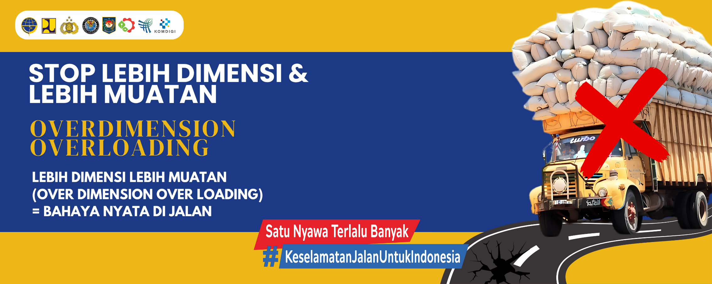 Stop Lebih Dimensi dan Muatan