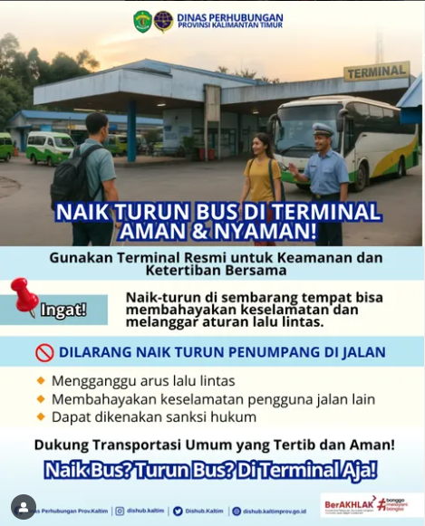 Naik Turun Bus di Terminal Aman dan Nyaman