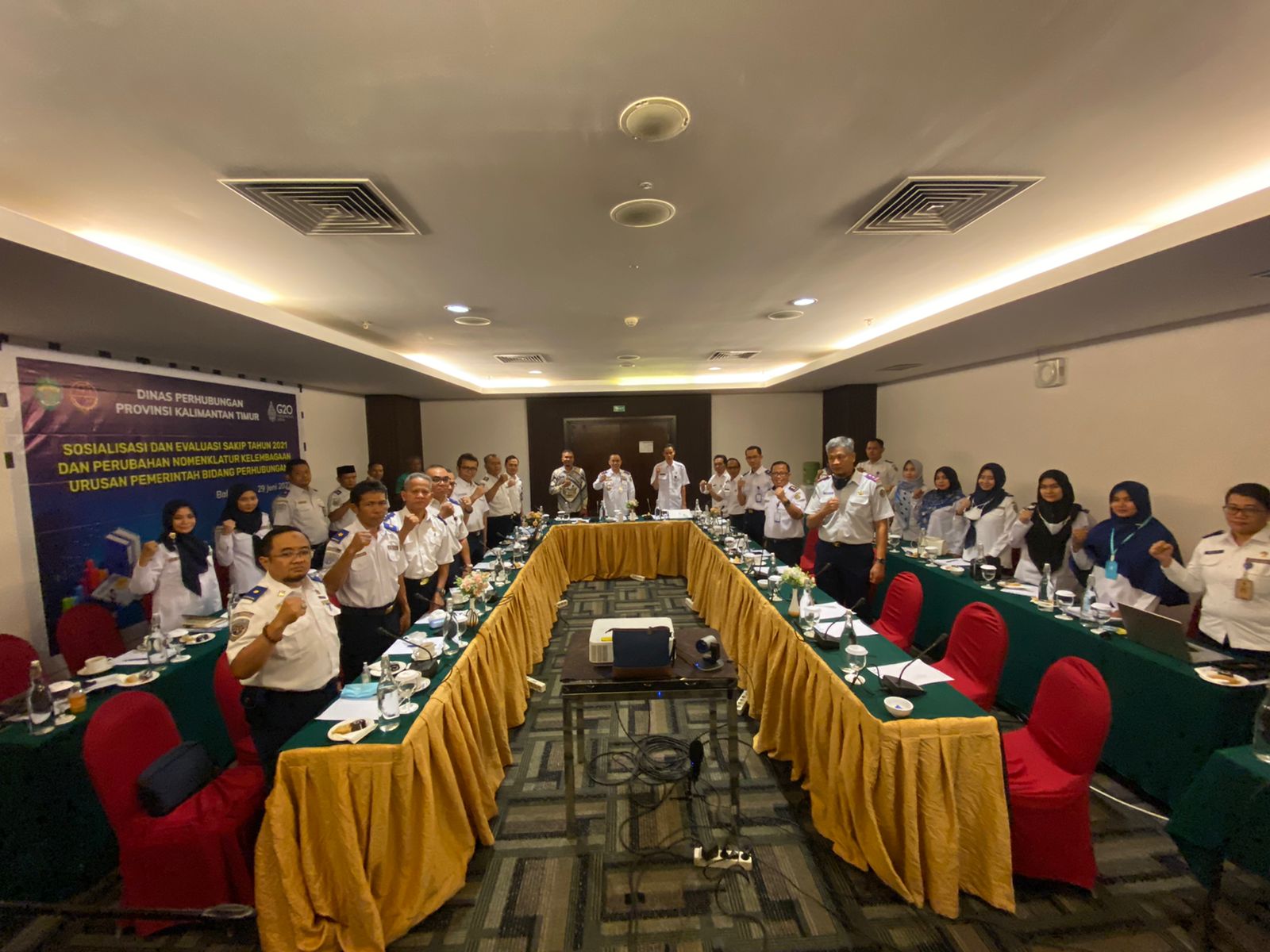 SOSIALISASI SAKIP DAN PERUBAHAN NOMENKLATUR KELEMBAGAAN URUSAN PEMERINTAH  BIDANG PERHUBUNGAN