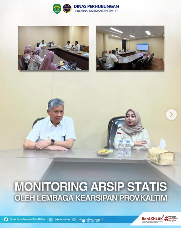 Monitoring Arsip Statis oleh Lembaga Kerasipan Provinsi Kalimantan Timur