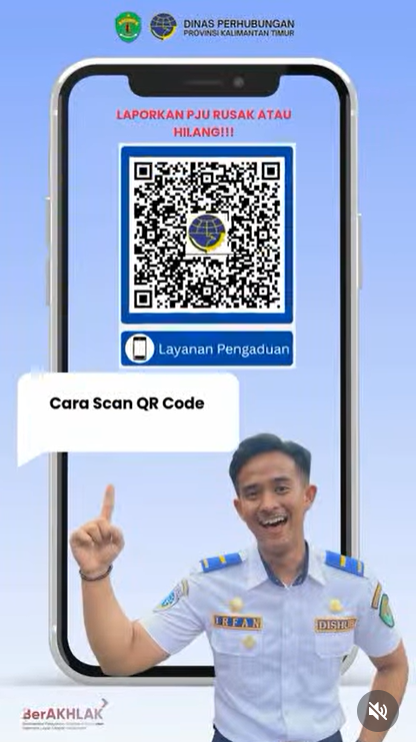 Laporkan PJU Rusak atau Hilang
