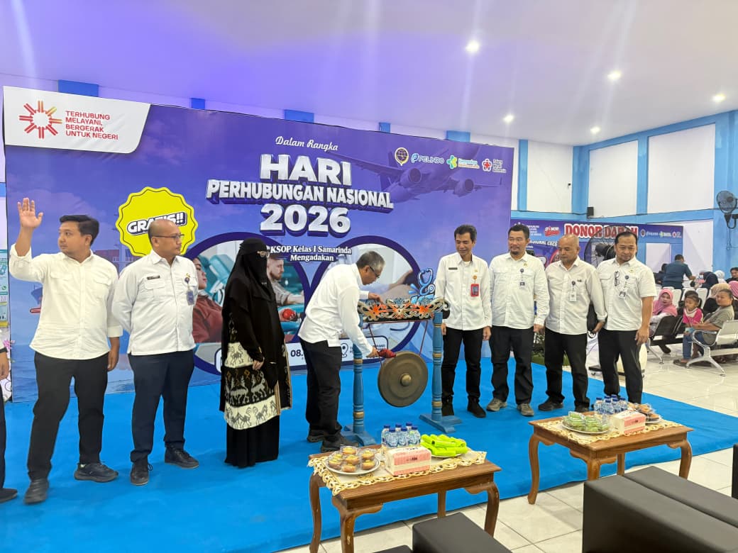 Peringati Harhubnas 2026, KSOP Samarinda Gelar Cek Kesehatan Gratis dan Donor Darah