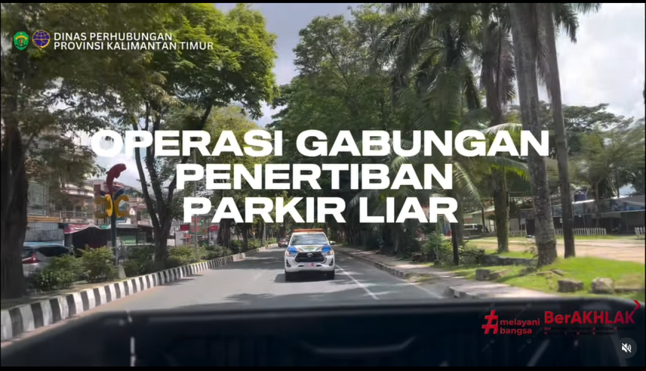 Operasi Gabungan Penertiban Parkir Liar di ruas Jalan APT. Pranoto
