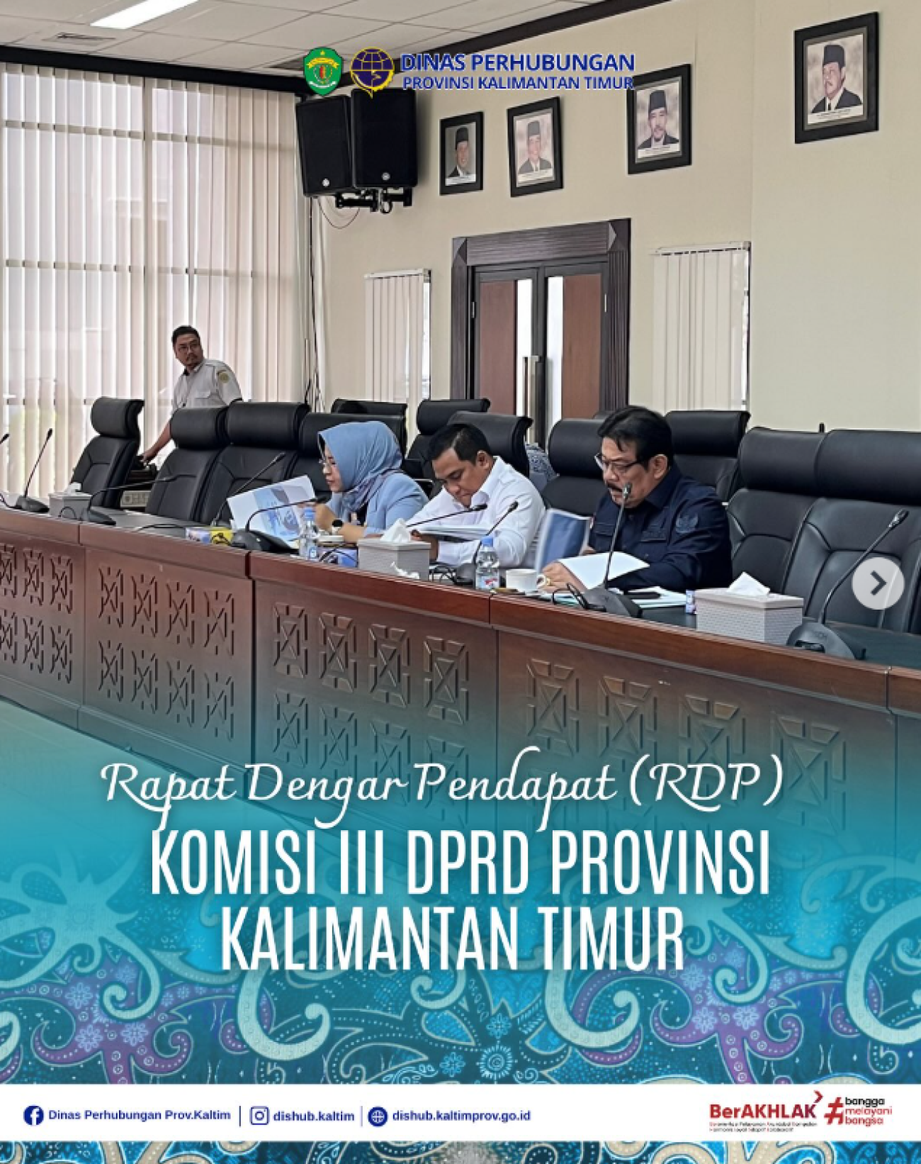 Rapat Dengar Pendapat (RDP) Komisi III DPRD Provinsi Kalimantan Timur
