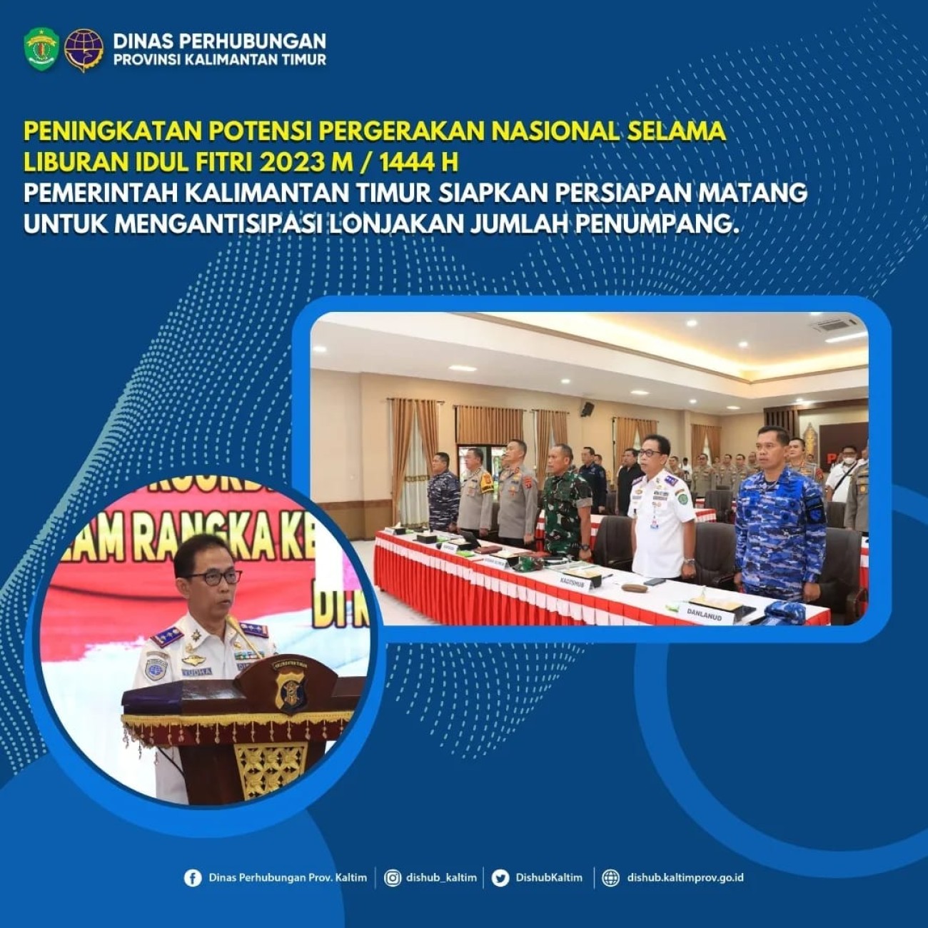 Peningkatan Potensi Pergerakan Nasional selama Liburan Idul Fitri 2023 M/1444 H, Pemerintah Kalimantan Timur Siapkan Persiapan Matang untuk Mengantisipasi Lonjakan Jumlah Penumpang