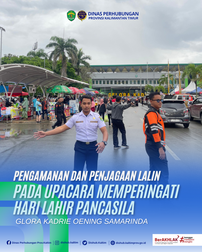 Penjagaan dan Pengamanan Lalu Lintas Kegiatan Hari Lahir pancasila 