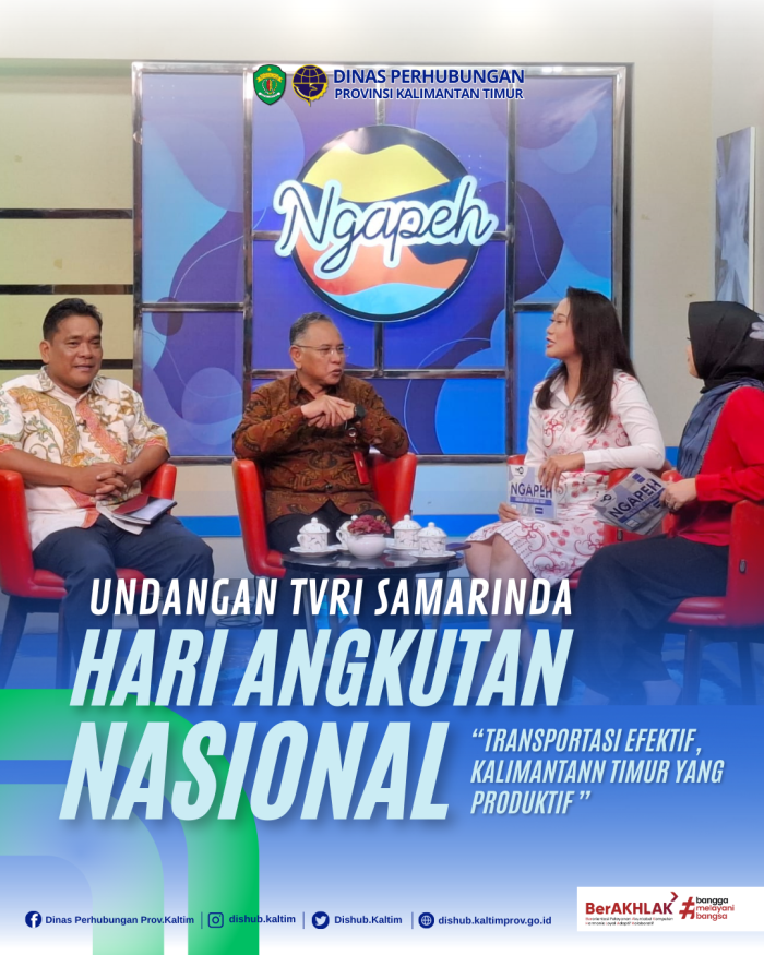 Undangan TVRI Samarinda pada Hari Angkutan Nasional 2025