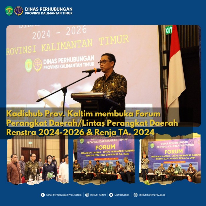 Kegiatan Forum Perangkat Daerah atau Lintas Perangkat Daerah Renstra Tahun 2024-2026 dan Renja Tahun 2024