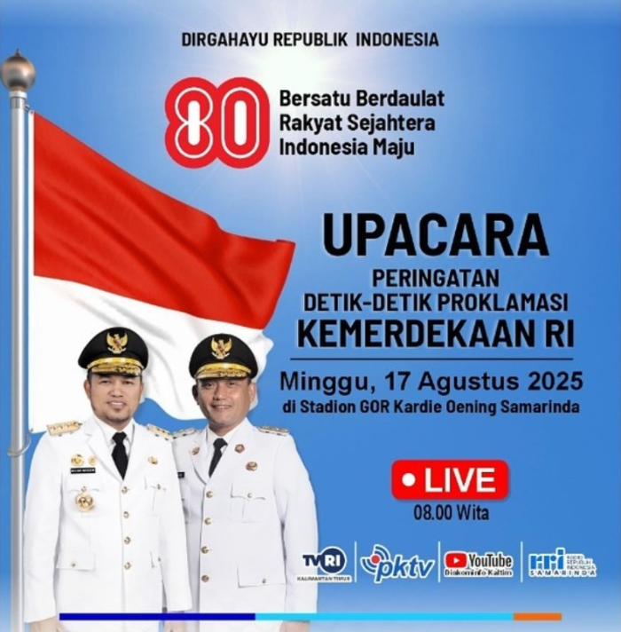 Dirgahayu Republik Indonesia Upacara Peringatan Detik-Detik Proklamasi Kemerdekaan RI