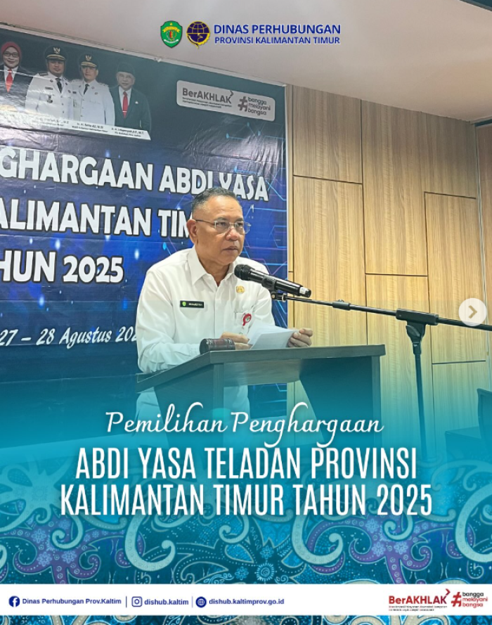 Pemilihan Penghargaan ABDI YASA TELADAN PROVINSI KALIMANTAN TIMUR TAHUN 2025