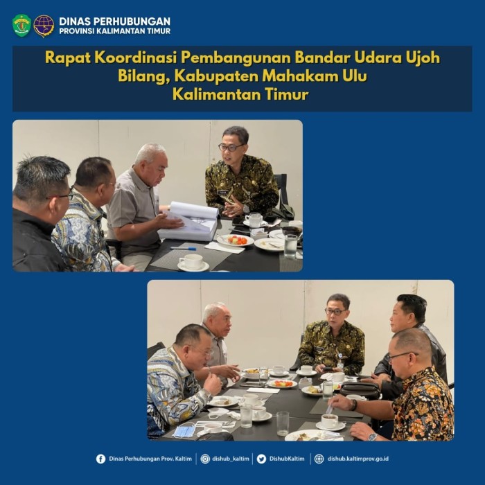Rapat Koordinasi Pembangunan Bandar Udara Ujoh Bilang, Kabupaten Mahakam Ulu Kalimantan Timur