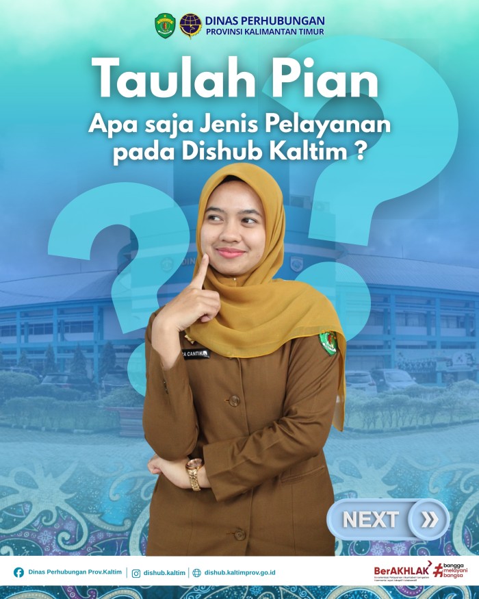 20 Jenis Pelayanan Dinas Perhubungan Provinsi Kalimantan Timur