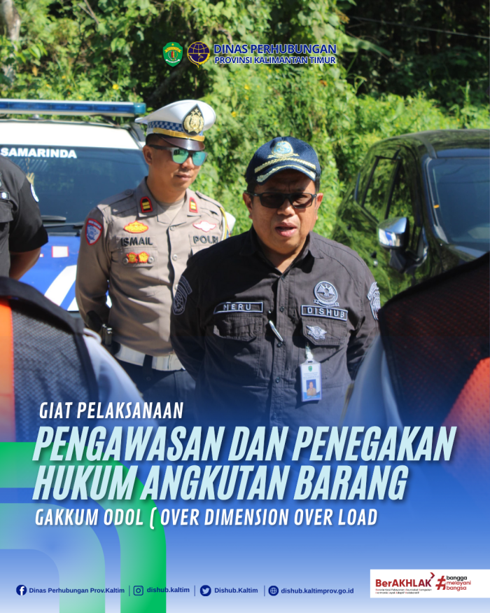 Giat Pelaksanaan Pengawasan dan Penegakan Hukum Angkutan Barang 