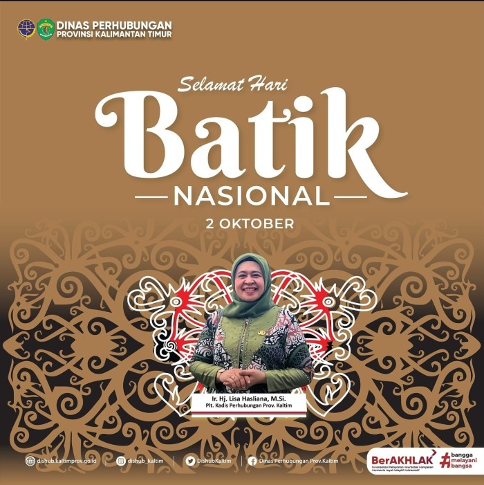 Selamat Memperingati Hari Batik Nasional 02 Oktober 2024