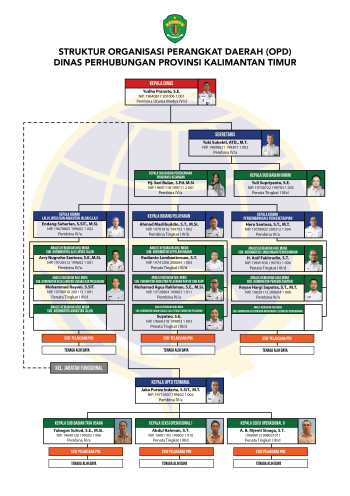 Struktur Organisasi Perangkat Daerah (OPD) Dinas Perhubungan Provinsi ...